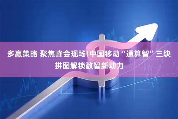 多赢策略 聚焦峰会现场!中国移动“通算智”三块拼图解锁数智新动力